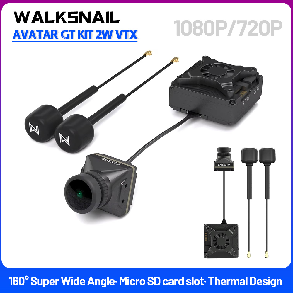 Walksnail Avatar Gt Kit 2W Vtx - Walknail Avatar GT KIT 2W, VTX
