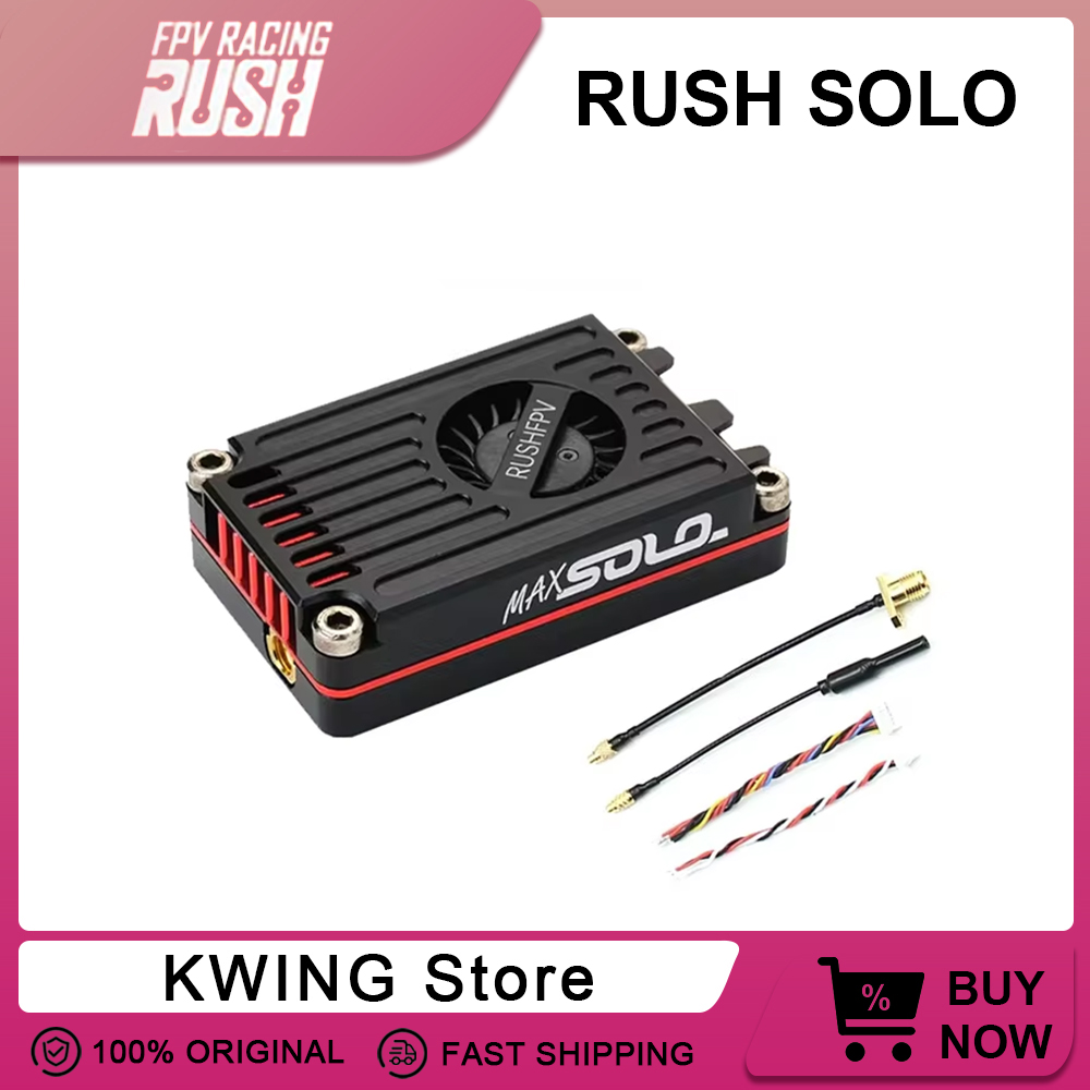 RUSH MAX SOLO 5.8GHz 2.5W VTX  - Rushfpv Rush Max Solo 5.8G 2.5W Vtx ulasan dan harga