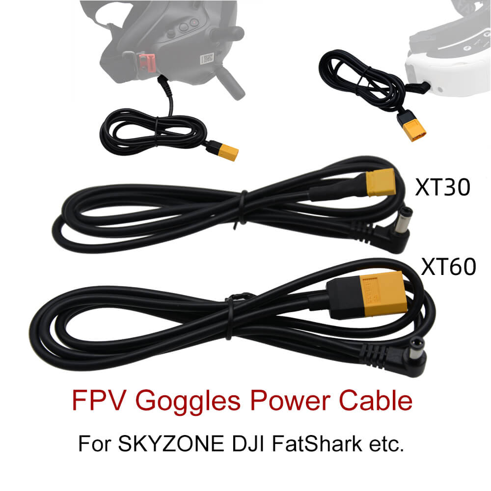 Kabel Daya Kacamata FPV 1.2M X - Skyzone Sky04X Pro Oled Fpv Goggles ulasan dan harga