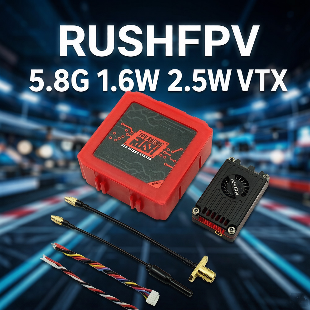 RUSHFPV RUSH MAX SOLO / TANK S - Rushfpv Rush Max Solo 5.8G 2.5W Vtx ulasan dan harga